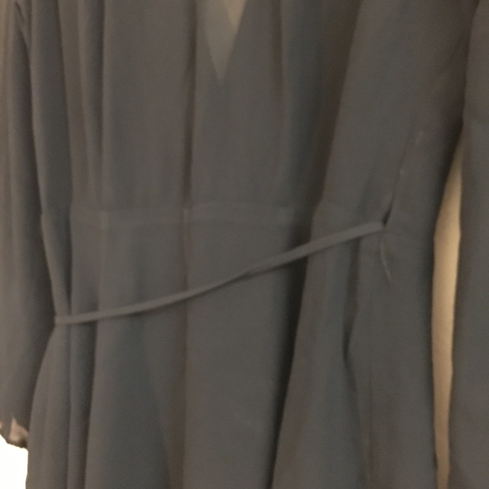 Reformation Mini Wrap Dress Size SP Black Party Cocktail Wedding Evening - Picture 13 of 15